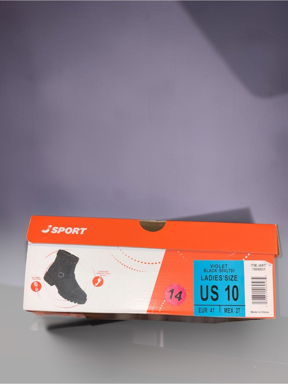 JSport by Jambu Violet Black Ankle Boots - Picture 6 of 6